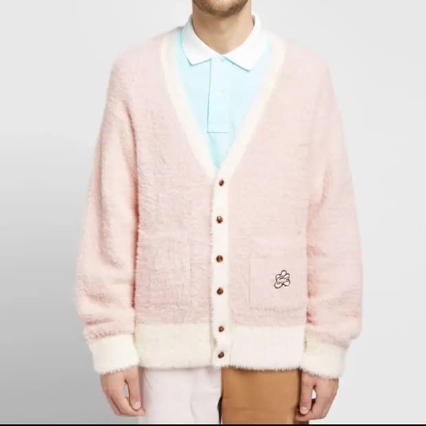 새상품)골프왕x라코스테 가디건