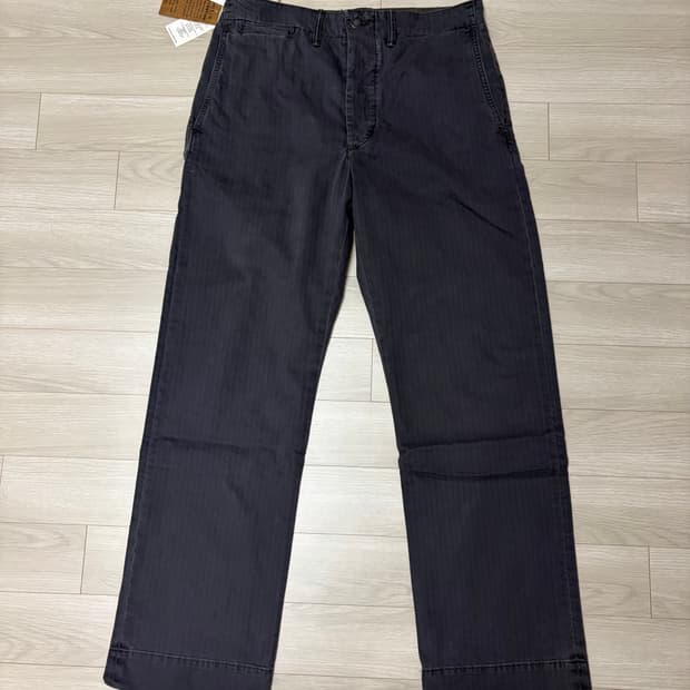 RRL 필드 치노 헤링본 블랙 31x32