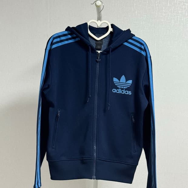 아디다스 후드 네이비블루 트랙탑 M