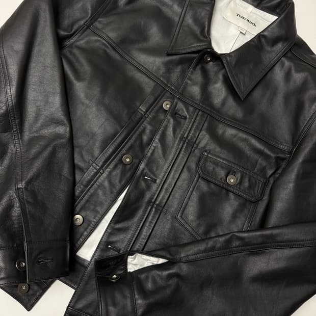 토니웩 소가죽자켓 L사이즈