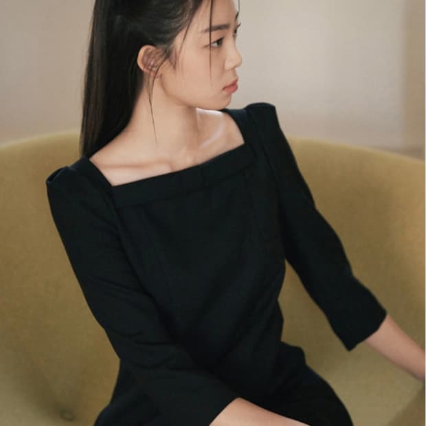 플로움 프린세스 리본 원피스 S