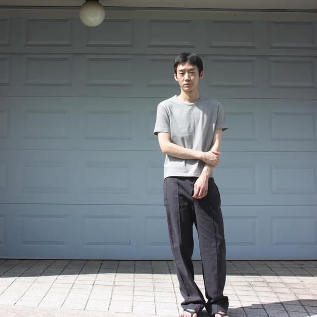 Stitch crease trouser (charcoal) 2사이즈