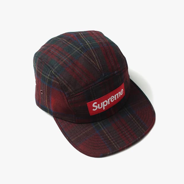  SUPREME "Red Check Cap"