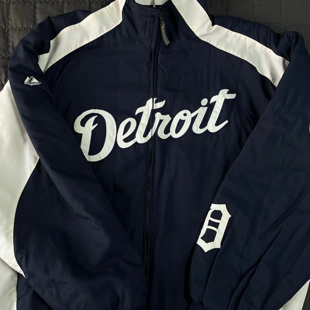 마제스틱 디트로이트 타이거즈 자켓 XXL