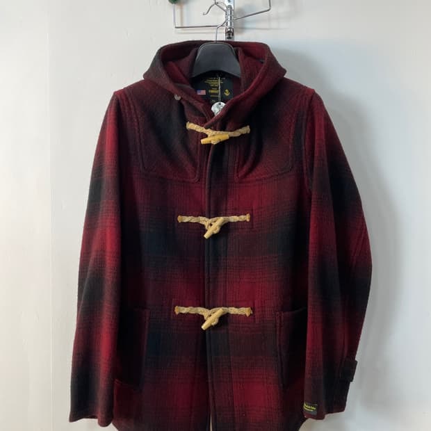 피델리티 체크 더플 코트