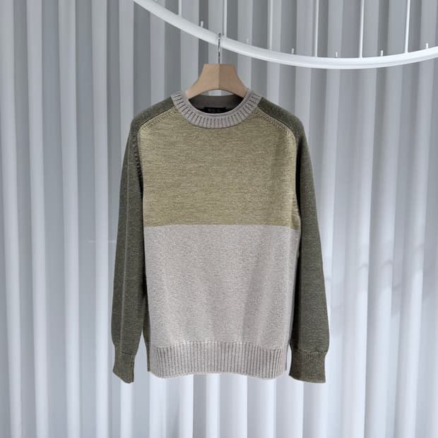 (A+/50) / 로로피아나 버진 울 풀오버 니트 스웨터