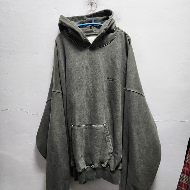 언더마이카 MU 헤비웨이스트 빈티지 후드티 