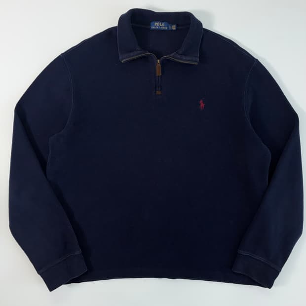 Polo 폴로 랄프로렌 신형 네이비 쿼터집업 니트