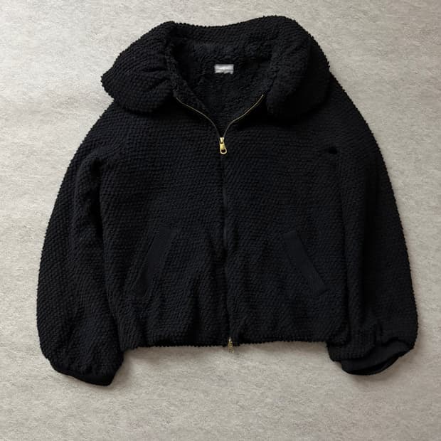 츠모리치사토 플리스 집업자켓