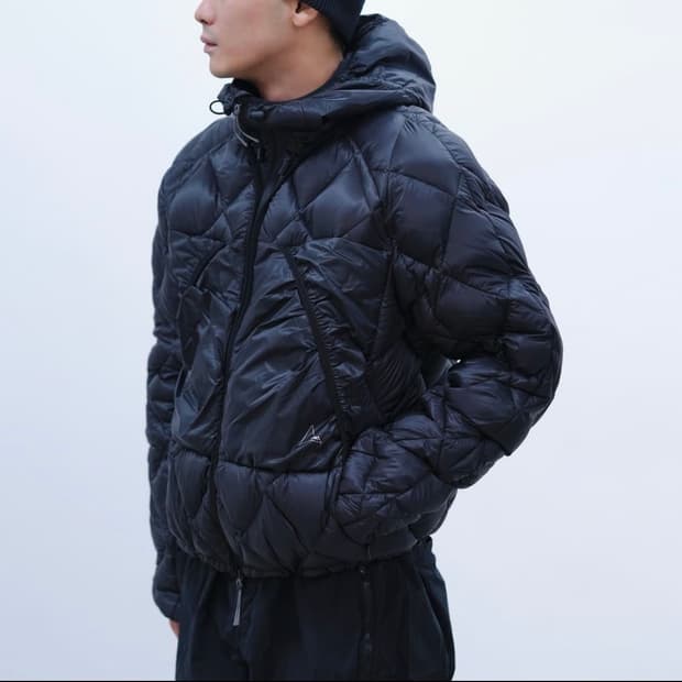 로아 라이트 다운 자켓 블랙 L