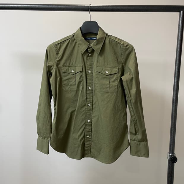 (3) 폴로 랄프로렌 재팬라인 여성 사파리 견장 셔츠