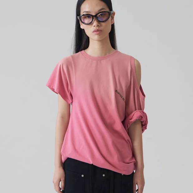 Gyeong Suffer No More Two Way Tee_Pink