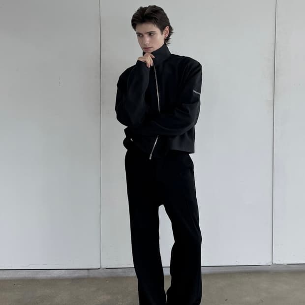 준느 junne j44 워시드 블랙m 