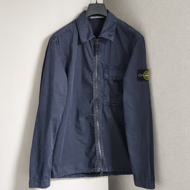 스톤아일랜드 가먼트다잉 오버셔츠