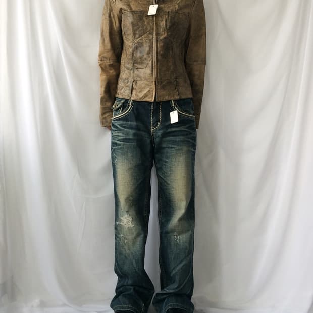 Max & co cow leather jacket
