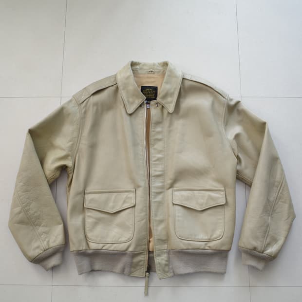 80s 아비렉스 말가죽 A-2 가죽 자켓 MADE IN USA