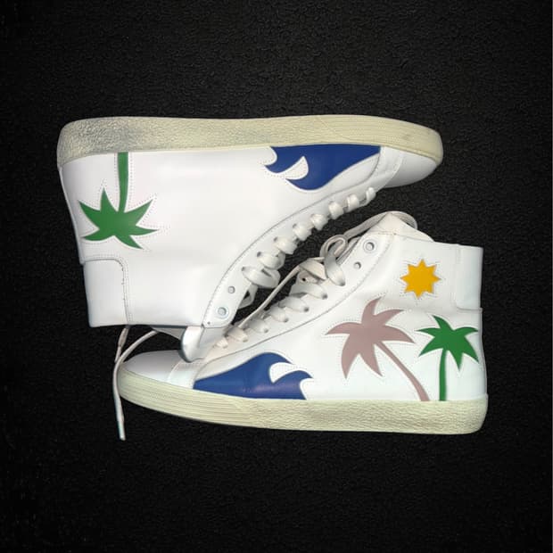 Saint Laurent palm tree high top