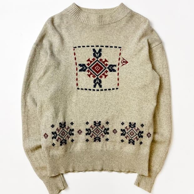 MAXFLI 90s Japan 노르딕 울 니트 PN4723