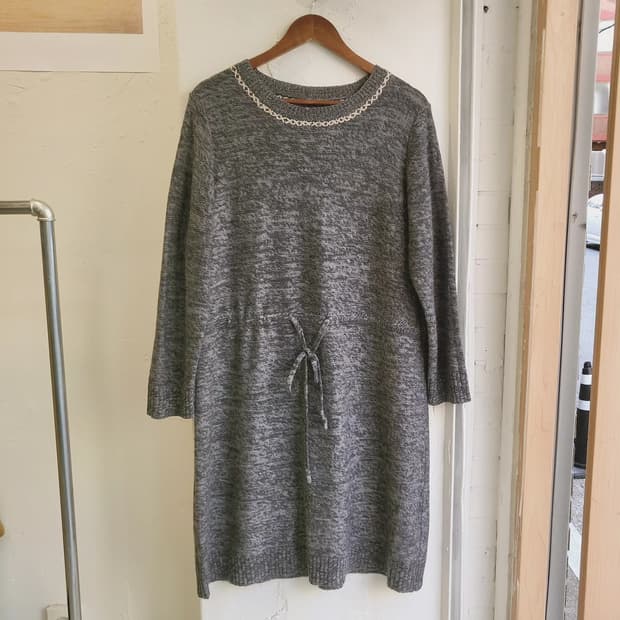 Collection's k 멜란지그레이 니트 원피스