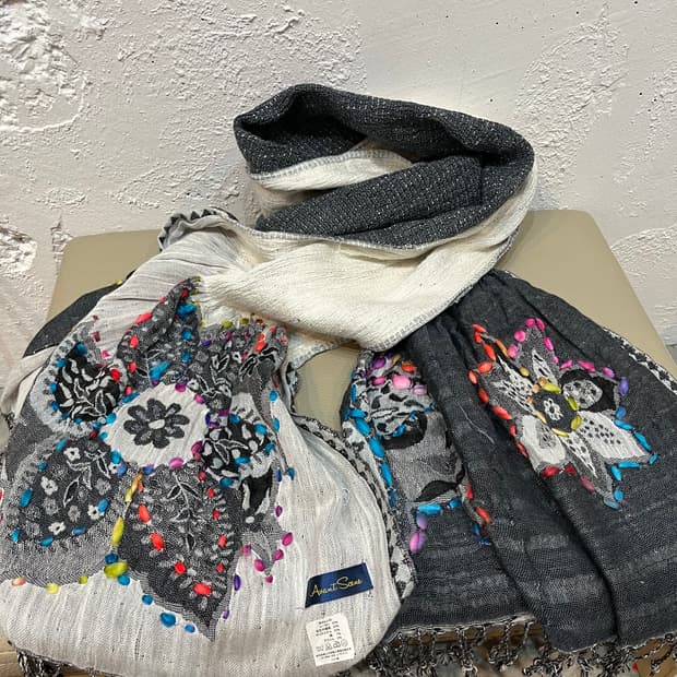 auant scene 인디아 머플러 스카프