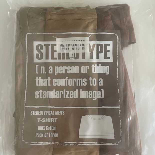 마르지엘라 스테레오타입 티셔츠팩 3pcs / xs