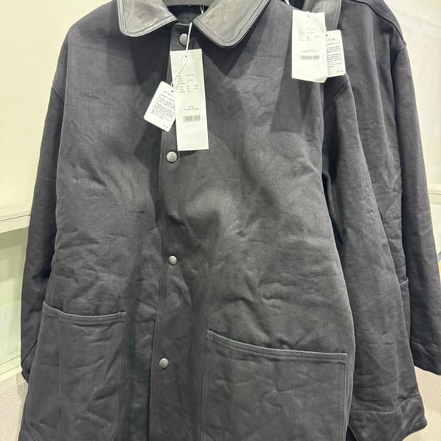 25FW 코모리 데님레더워크자켓