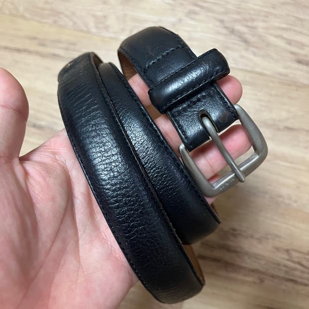 90s polo leather belt