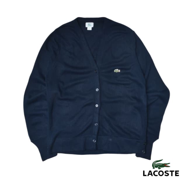 70S 라코스테 아이조드 니트 가디건 USA L N0831