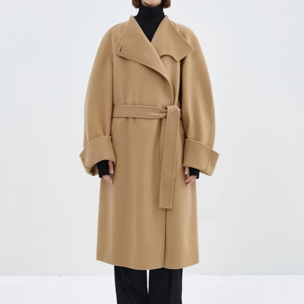 로우클래식 핸드메이드 코트 L 사이즈 HANDMADE WRAP COAT