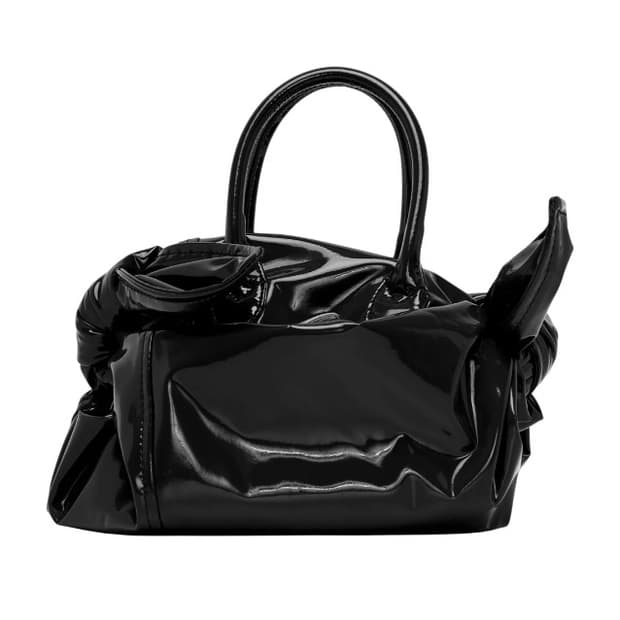 새제품) 꼼데가르송 걸 블랙 보우 백