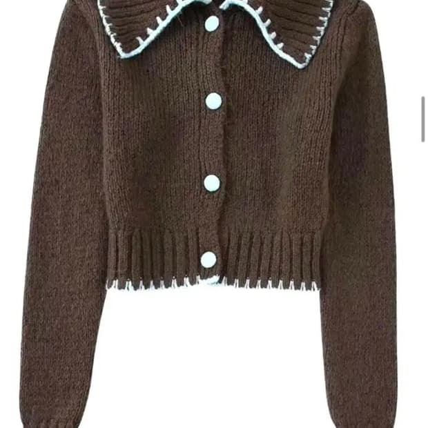 자라 민트초코 가디건