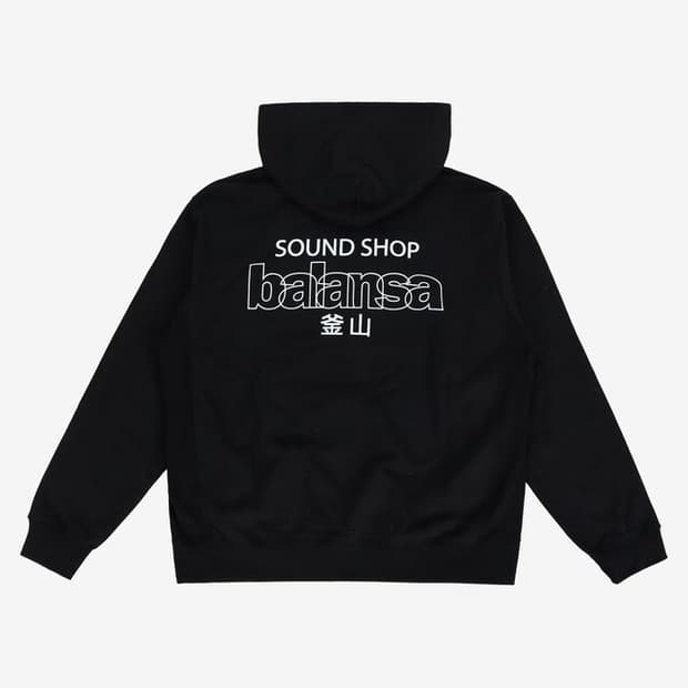 발란사 후드 블랙