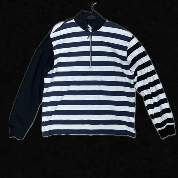 아디다스 스트라이프 카라롱슬리브