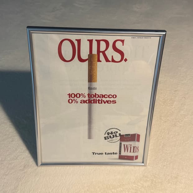 빈티지 미국 잡지 액자