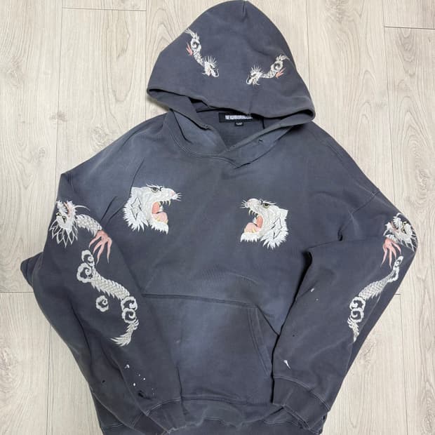 네이버후드 새비지 후드 그레이