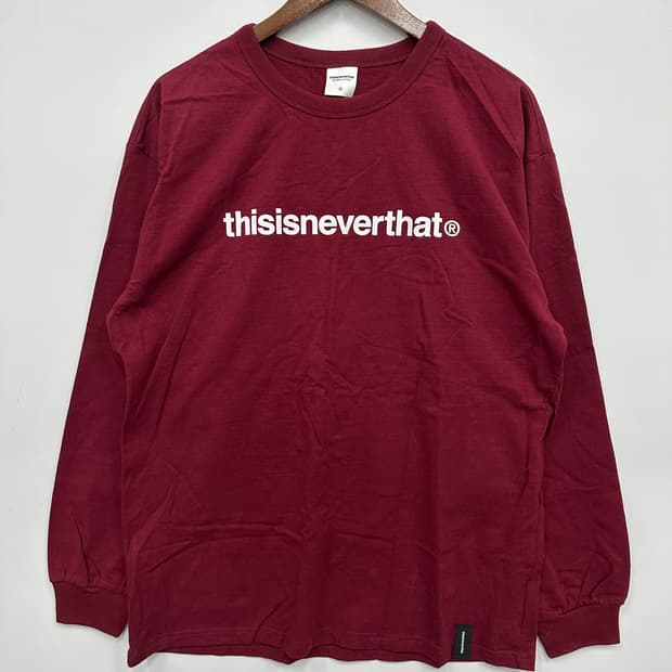 디스이즈네버댓 버건디 롱슬리브