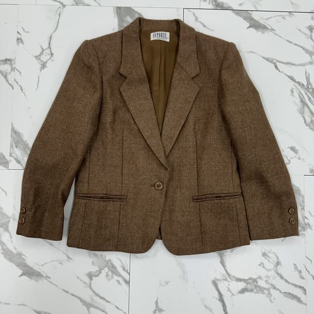 일본 빈티지 원버튼 블레이저