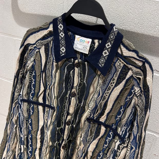 Vintage Coogi Cable Knit Cardigan
