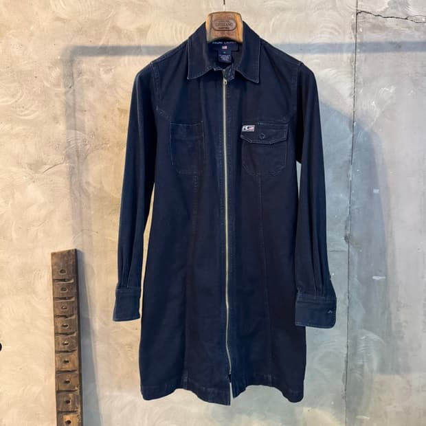 랄프로렌 폴로 스포츠 코튼 짚업 원피스 55