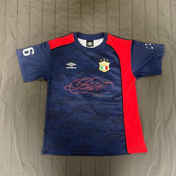 Belvet x umbro 풋볼 져지
