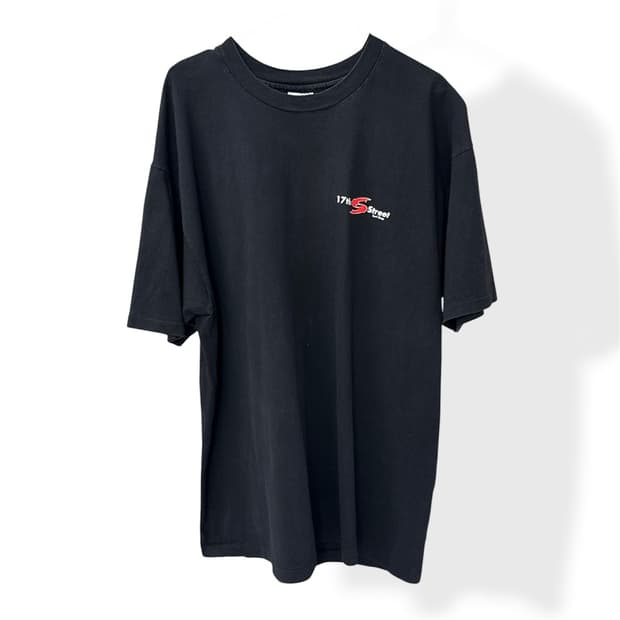 90s 헤인즈 블랙 싱글스티치 빈티지 티셔츠