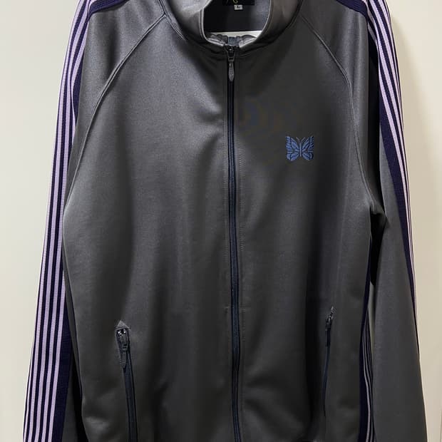 needles X studious 트랙 자켓 그레이 퍼플