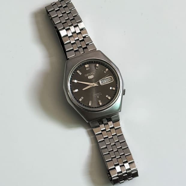 70s SEIKO5 Automatic Metal Watch