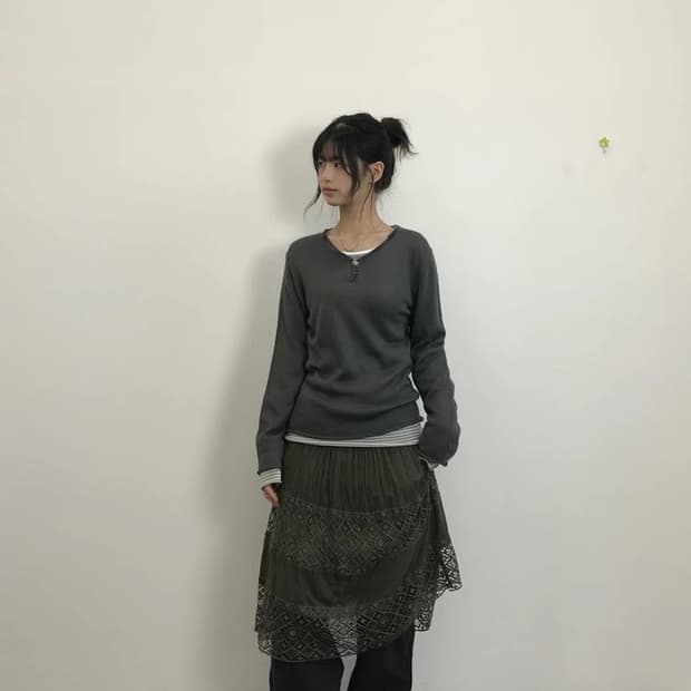 Mens Melrose Double Layer Knit