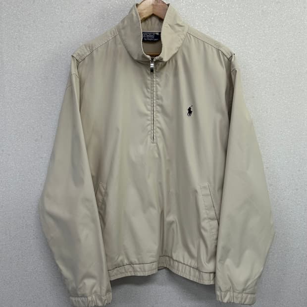 (L)폴로 반집업 블루종-M2124