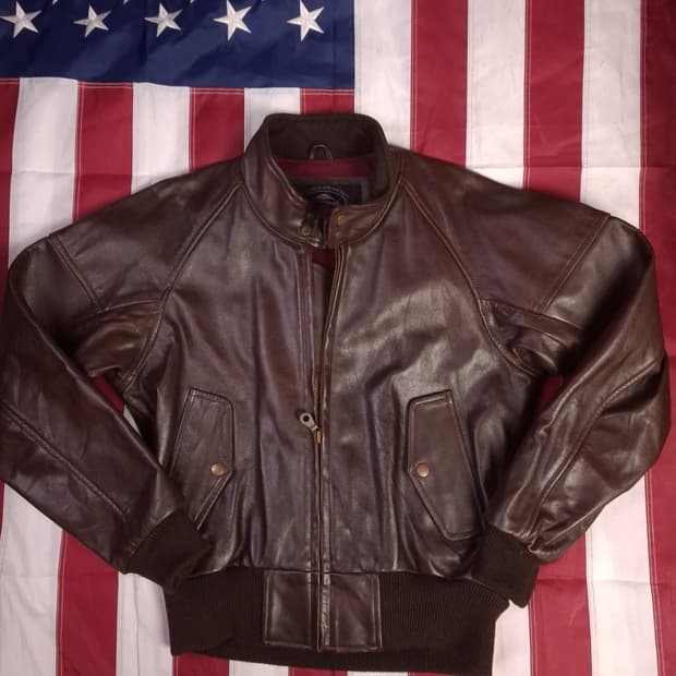 새제품급 오리지날 일본판 쿠시타니 리얼레더 바라쿠타 자켓