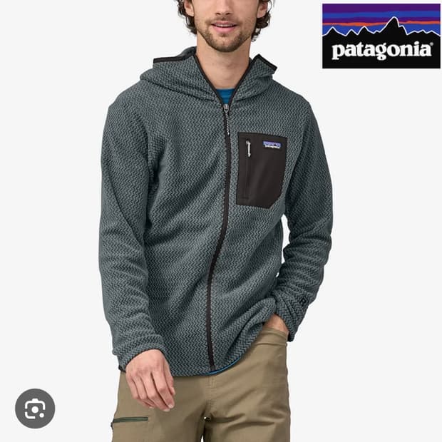 파타고니아 r1 풀집업 L 누보그린