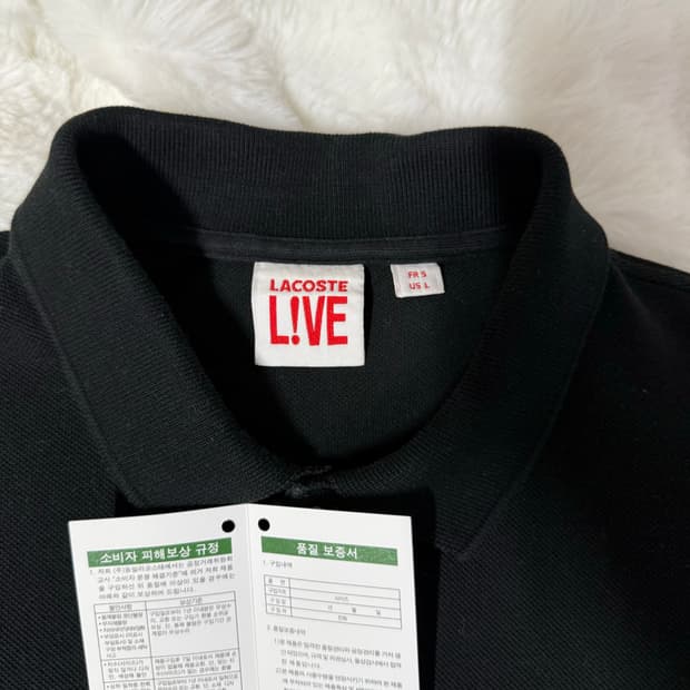 [L] 라코스테 라이브 반팔 폴로 블랙