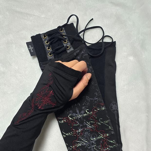 Ozz croce 고스 펑크 블랙 워머