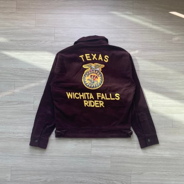 FFA Texas Corduroy Burgundy Jacket